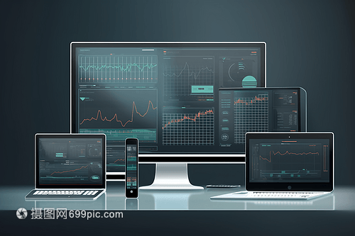 万物互联 设备信息互联插画与互联网技术开发的融合之美